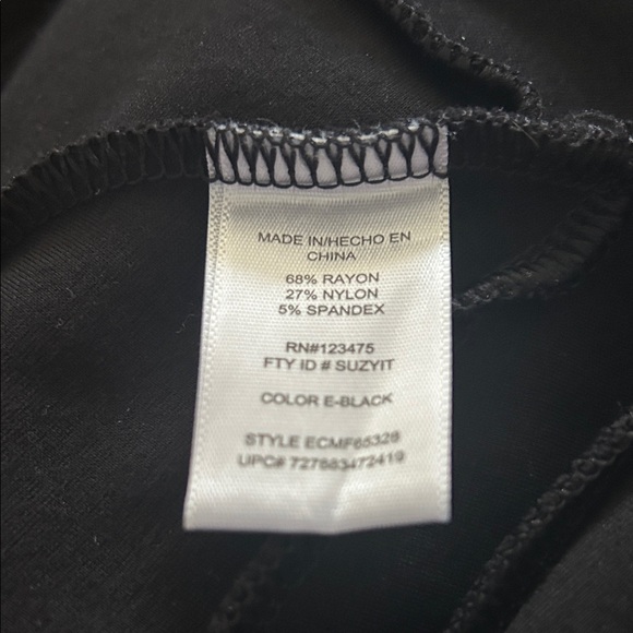 Ellen Tracy Classic Black A-Line Skirt Sz XL - Picture 6 of 7